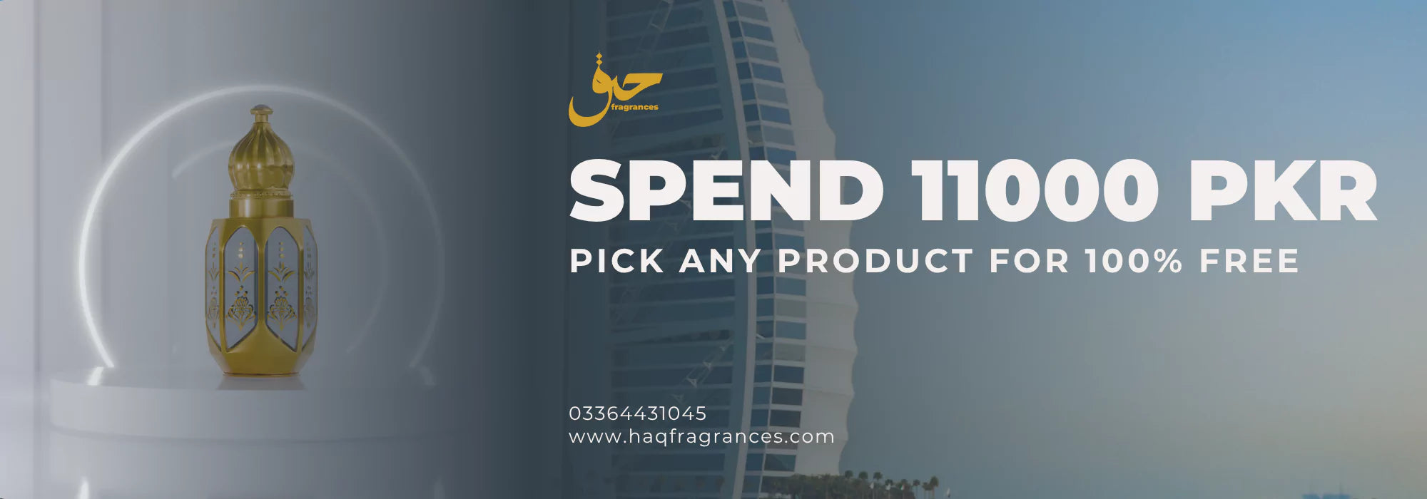Save flat 10% on bank transfer at Haq Fragrances. Shop now and save on premium alcohol-free perfumes and attars. Visit www.haqfragrances.pk for exclusive fragrance deals.